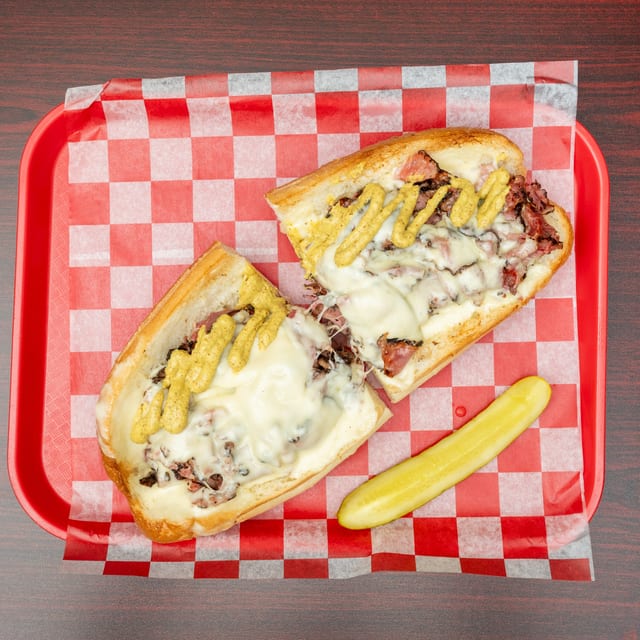 Hot Pastrami Sandwich.