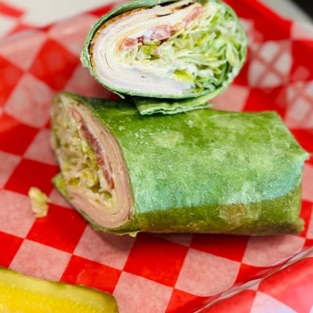Turkey Pesto Wrap.