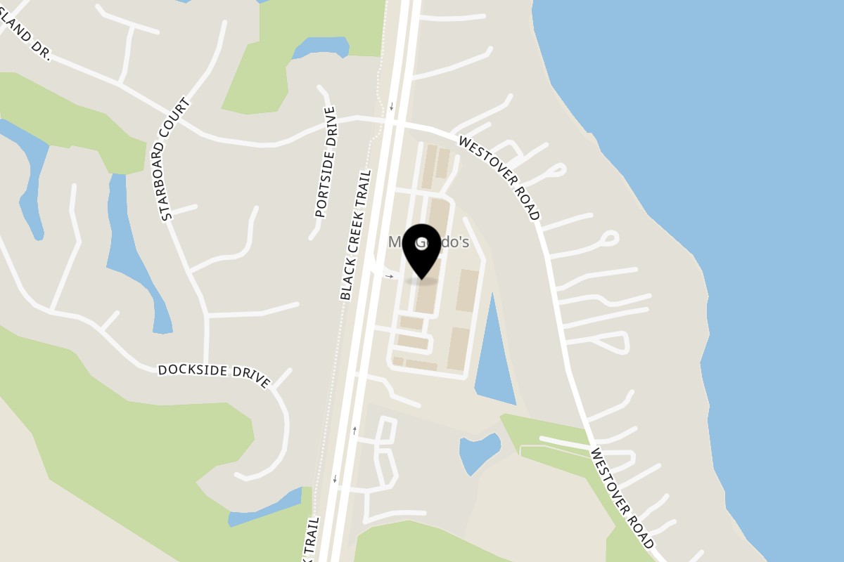 Map showing the location of US 17 New York Deli on 3555 US-17 Ste 12 in Fleming Island